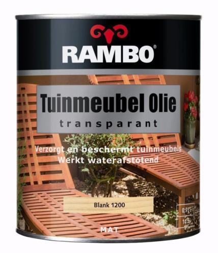 3 Blikken Rambo Tuinmeubel Olie Transparant Blank