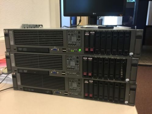 3 HP Proliant DL380 G5 servers