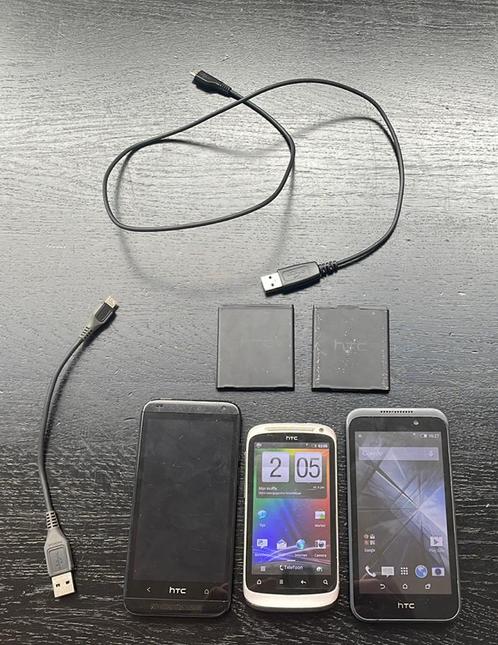 3 HTC telefoon smartphone  2 accus - HTC desire 320