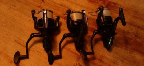 3 keer Shimano medium longcast XTB.