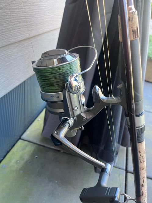 3 maal Daiwa 5500 pro incl reserve spoelen 2 maal mee gevist