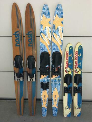 3 paar waterskis 