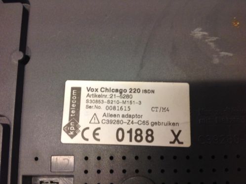 3 stuks VOX Chicago 220 ISDN 