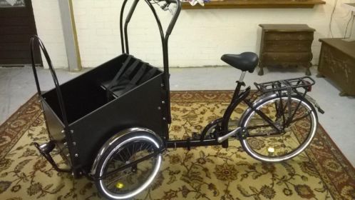 3 Wiel bakfiets met huif in doos of afgemonteerd