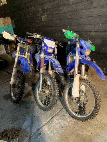 3 x enduro 2 x 250cc 1x 450 cc zonder papieren