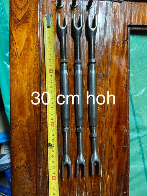 3 x STAGSPANNER MARIEHOLM IF 8 meter. HOH 30 cm 10 mm draad