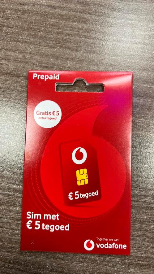 3 x Vodafone prepaid nummers