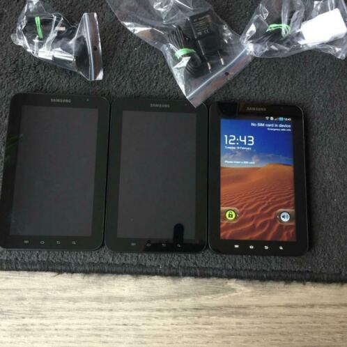 3 x werkenende Samsung GT-p1000 7inch16GBWifi en 3G.