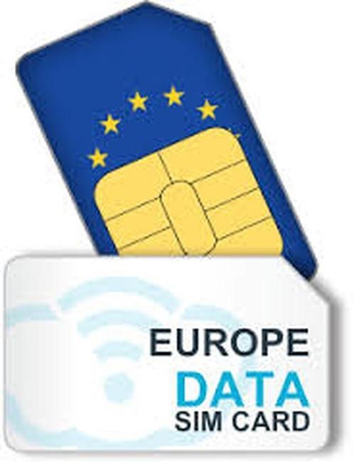 30 dagen onbeperkt prepaid data Europa - simkaart