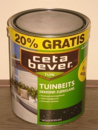 30 Liter Cetabever dekkende beits Woudgroen (654)