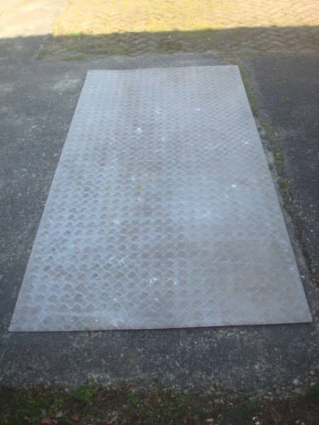 Aluminium Traanplaat Aanhanger Aanhangerbodem 1 stuk