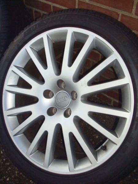 19"Originele Audi A8 A6 A4 Speedline Velgen Banden 5x112