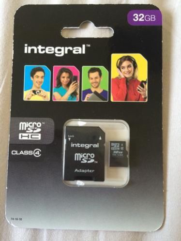 32GB micro SD kaart incl. adapter