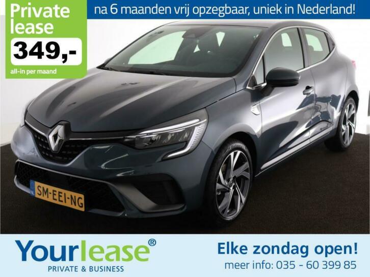 349,- Private Lease  Renault Clio 1.0 TCe R.S. Line