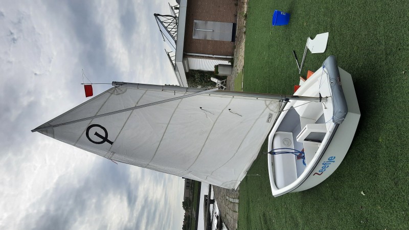 Optimist Dragon Marine, compleet incl strandtrailer