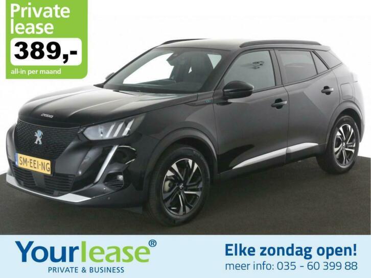 389,- Private of zakelijke lease  Peugeot E-2008 GT  8