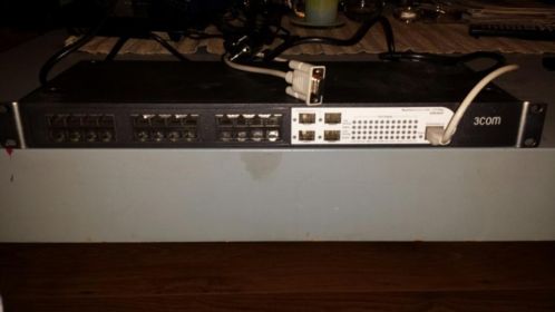 3Com 24-poorts gigabit manageable rackmount switch