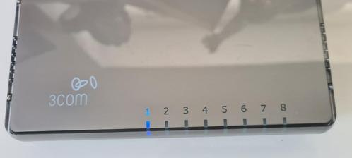 3Com 3CFSU08, 8 onbeheerde switch - 8 Ethernet-poorten