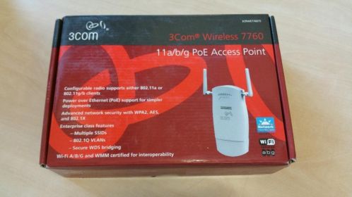 3COM 3CRWE776075 Wireless 7760 11abg PoE Access Point 