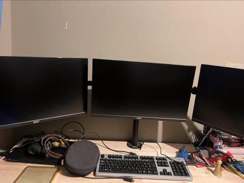 3x Acer Nitro Gaming monitor 24 inch