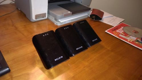 3x Belkin Play Powerline Gigabit Adapter F5D4078 V1