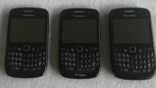 3x BlackBerry Curve 8520 MobielTelefoonSmartphone, BB