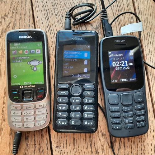 3x nokia incl laders