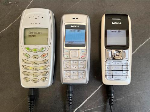 3x Nokia telefoon - 3410, 1600, 2310 - Werkend inc. opladers