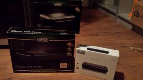 3x router te koop nieuw in doos