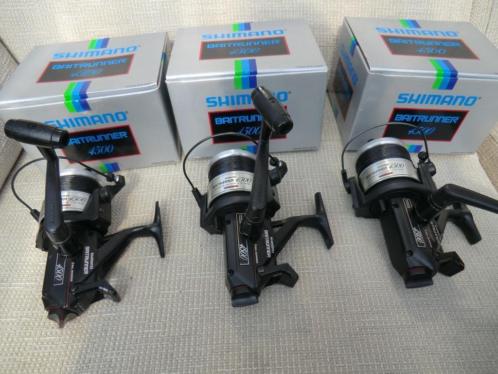 3x shimano 4500a usa baitrunners met dozen