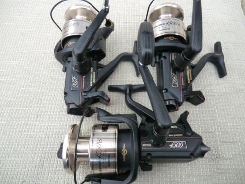 3x shimano 4500b baitrunners TOP STAAT