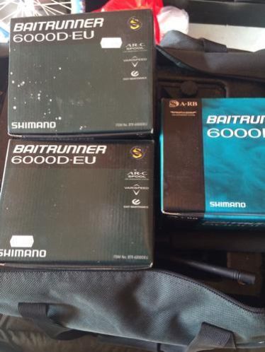 3x Shimano 6000D Baitrunner