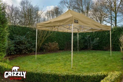3x4,5 PRO GO Easy Up Zand Grizzly Outdoor Vouwtent