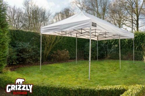 3x6 Pro 50 Aluminium Easy Up tent PVC Wit Grizzly Outdoor