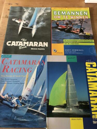 4 instructie boeken over catamaran zeilen en racen