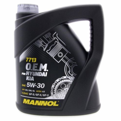 4 Liter 5W-30 Speciaal voor Hyundai Prijs  13,95 Incl. BTW