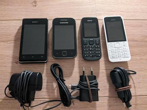 4 Mobile Phones (Nokia, Samsung, Sony)