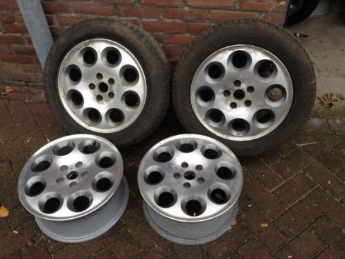 4 originele velgen Alfa 166 V6, 7J breed