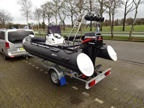 4 persoons RIB speedboot met 40 PK Mercury Fourstroke