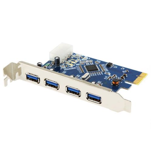 4-poort USB 3.0 PCI-E kaart