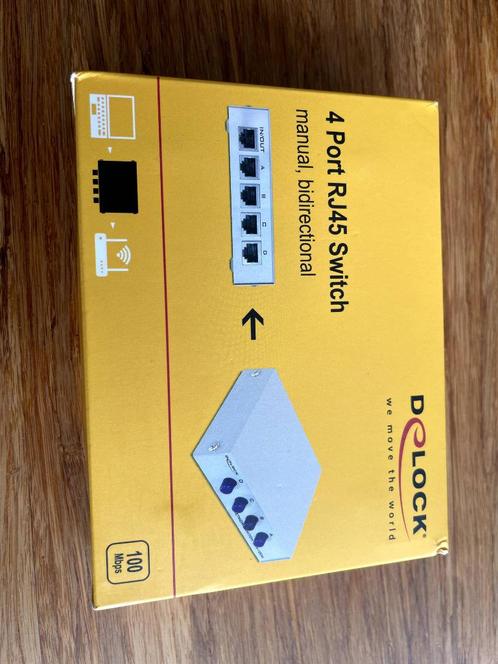 4 Port RJ45 Switch manual, bidirectional, DeLock