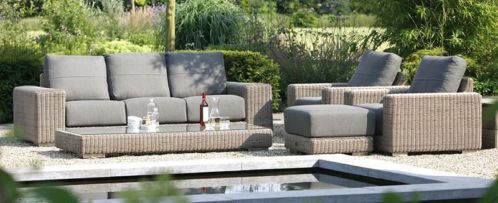 4 Seasons Outdoor Kingston tuinset Pure, Loungeset,