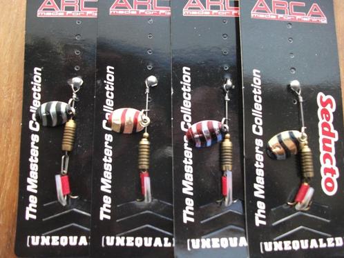 4 stuks Arca Seducto kunstaas blinkers  roofvis blinkers