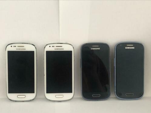 4 telefoons van Samsung Galaxy S3 mini