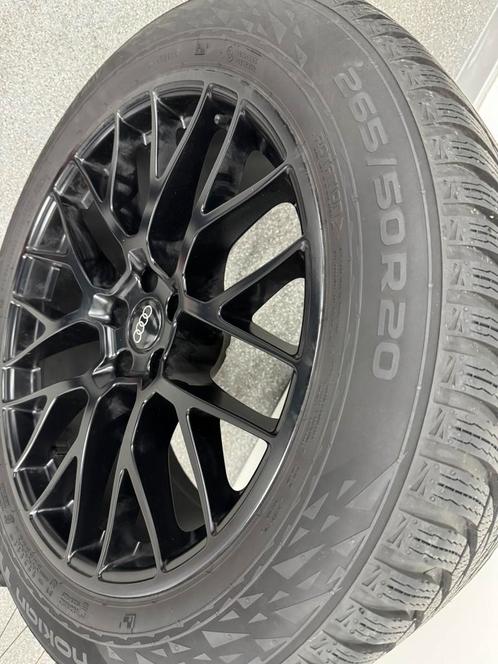 4 winterbanden met zwarte velgen voor Audi Q7  Q8