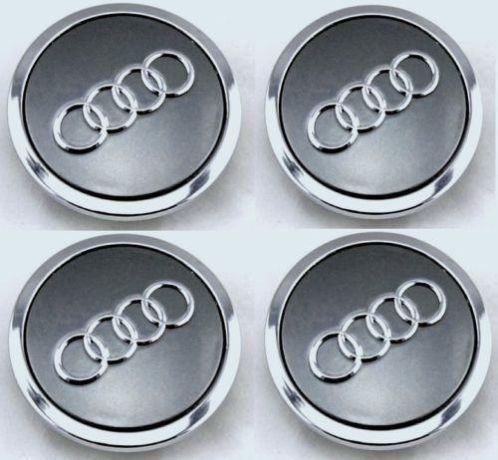 4 x Audi Naafdop Dop Naaf Velgdop Velg Deksel