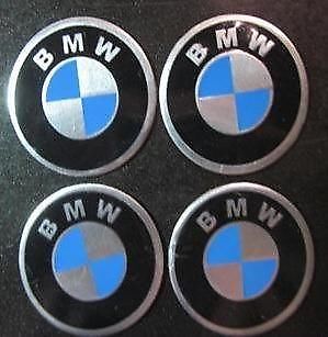 4 x BMW Sticker Embleem M1 M3 M5 Logo Velg Naaf 55mm