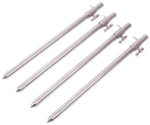 4 x NGT Stainless Steel Banksticks 75-125cm