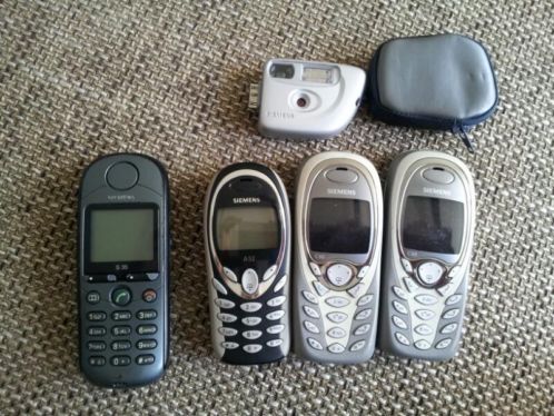 4 x siemens mobiele telefoons