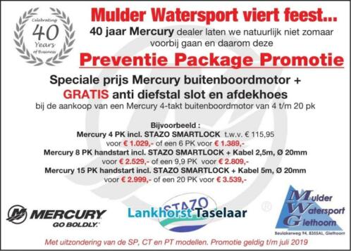 40 Jaar Mercury Dealer en dat vieren we....................